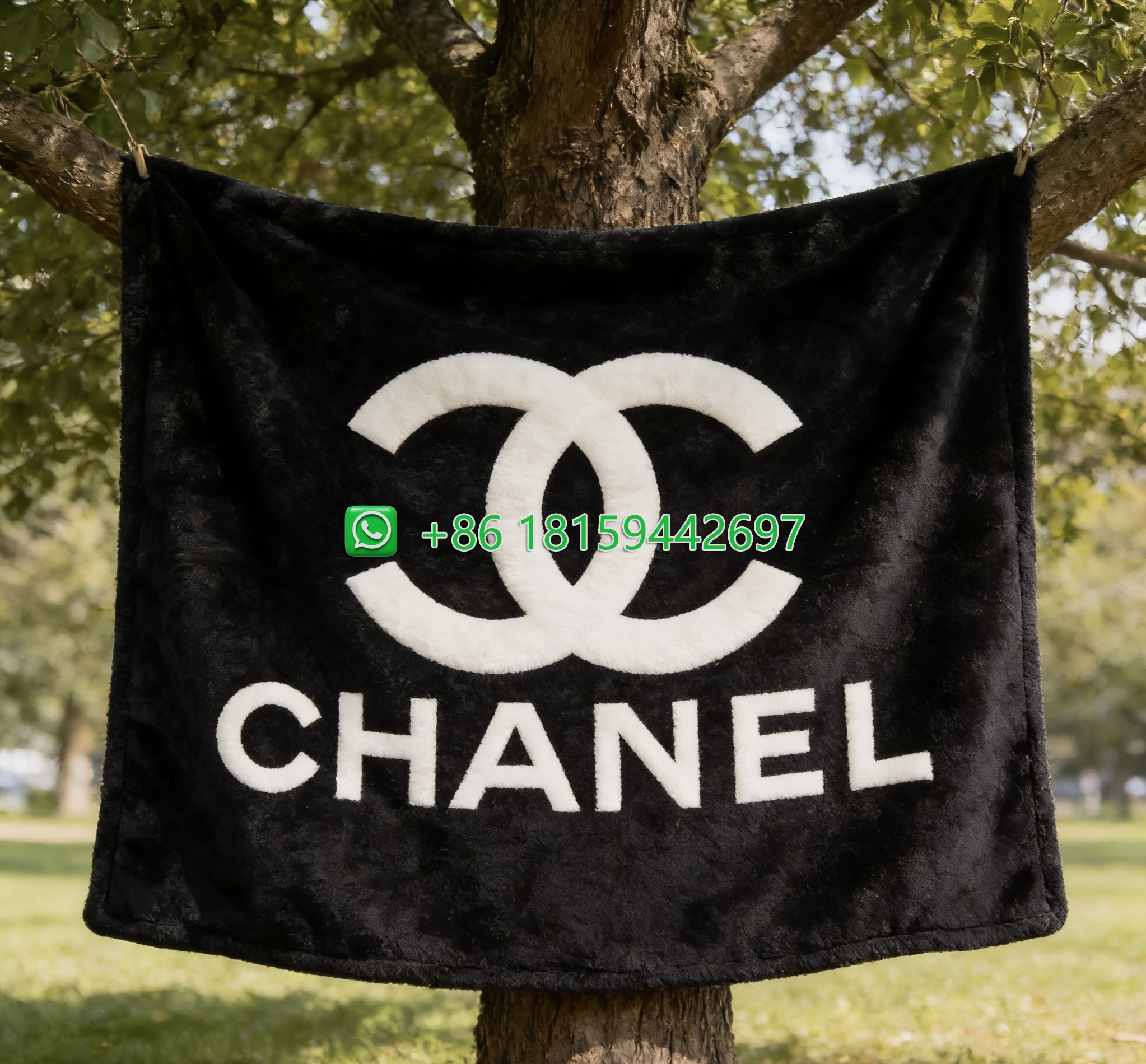 Chanel Throw Blankets